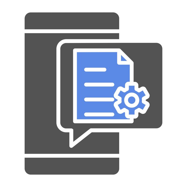 vector design document settings icon style