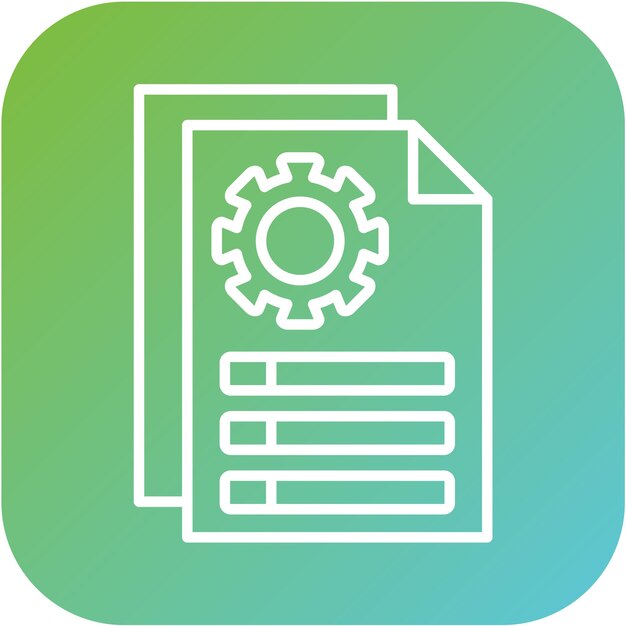 Vector Design Documentation Icon Style