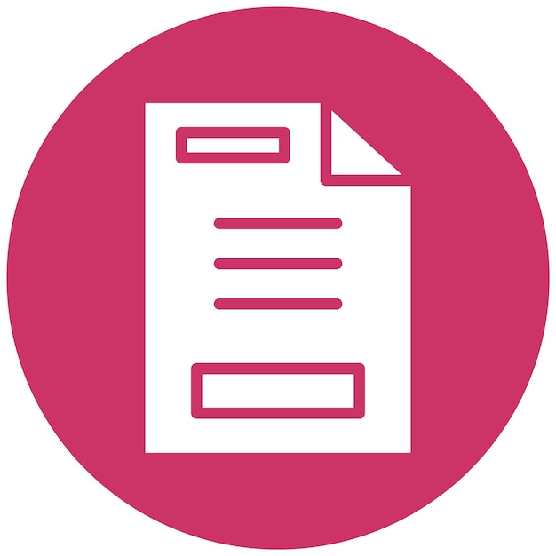 Vector Design Documents Icon Style