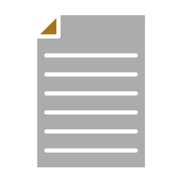 Vector Design Documents Icon Style