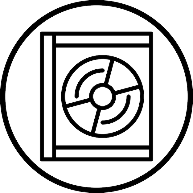 Vector Design Dvd Edition Icon Style