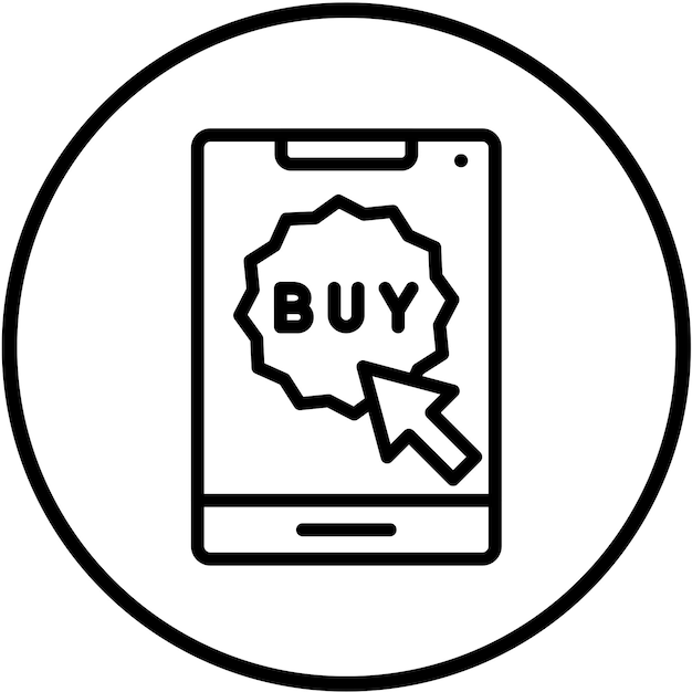 vector design ecommerce button icon style