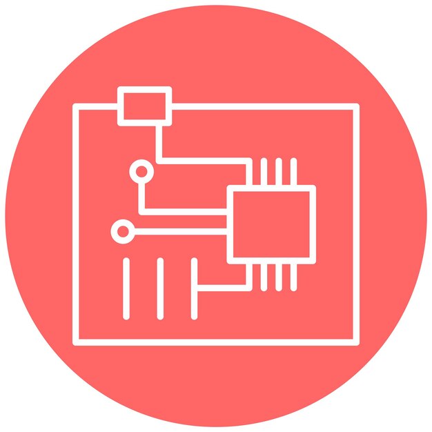 Vector Design Electronic Icon Style