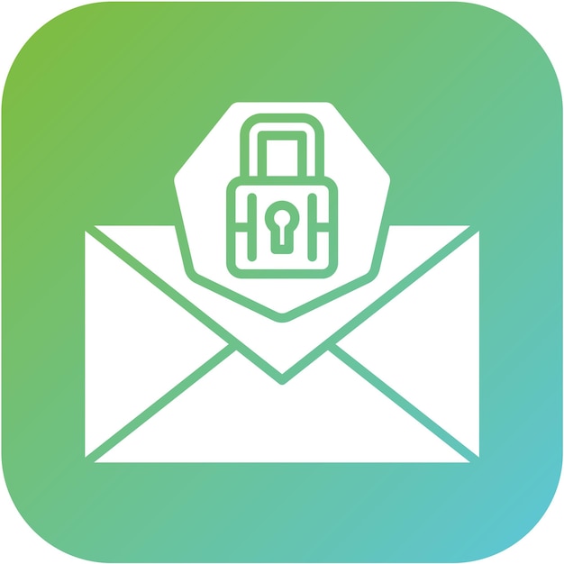 Vector Design Email Security Icon Style
