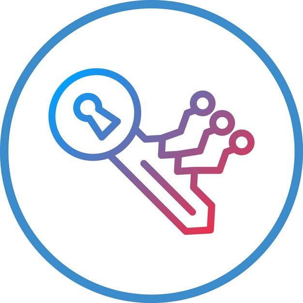 vector design encryption icon style