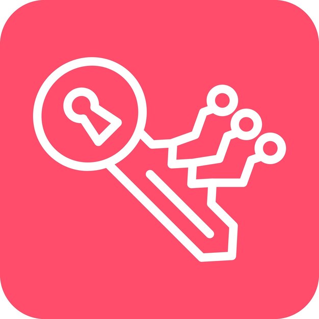 vector design encryption icon style