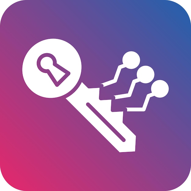 vector design encryption icon style