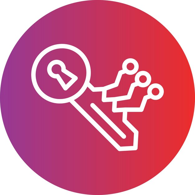 vector design encryption icon style
