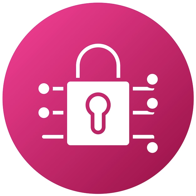 Vector Design Encryption Security Icon Style