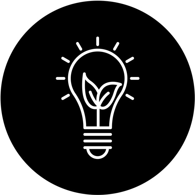 Vector Design Energy Conservation Icon Style