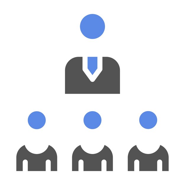 vector design executive leadership icon style