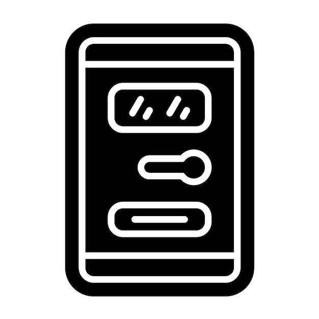 vector design exit door icon style