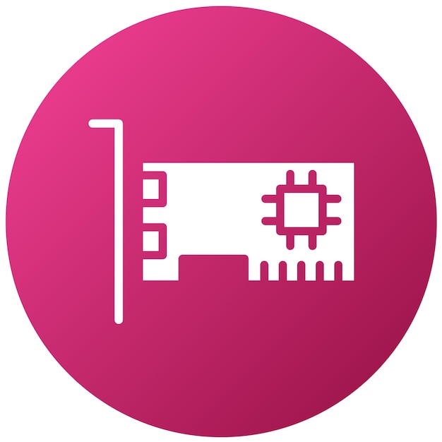 Vector Design Expansion Card Icon Style