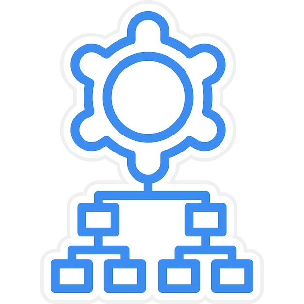 Vector Design Expert System Icon Style