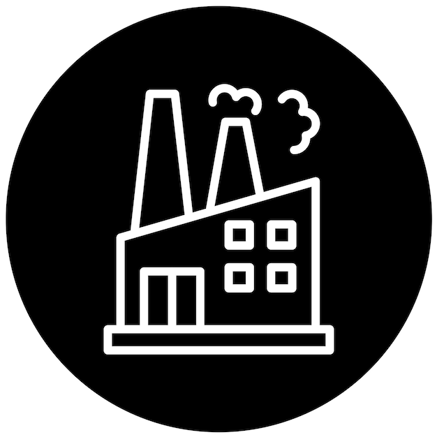 Vector Design Factory Icon Style