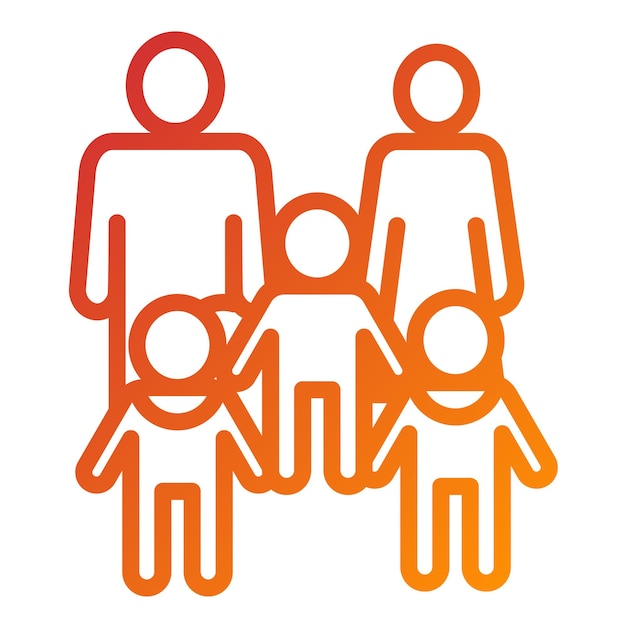 Vector Design Family Holiday Icon Style
