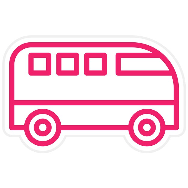 Vector Design Field Trips Icon Style
