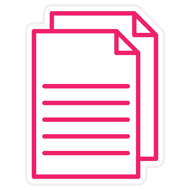 Vector Design Files Icon Style