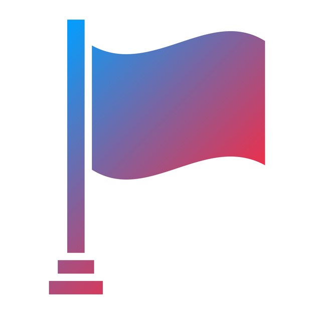 Vector Design Flags Icon Style