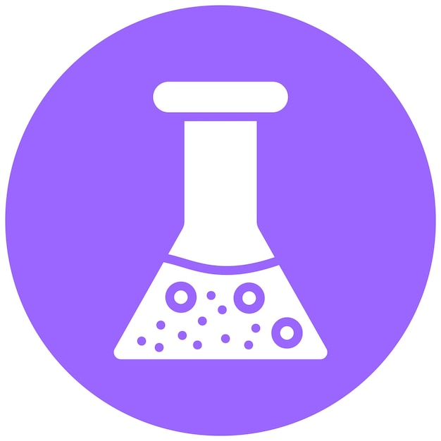 vector design flask icon style