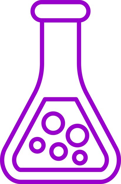 Vector Design Flask Icon Style