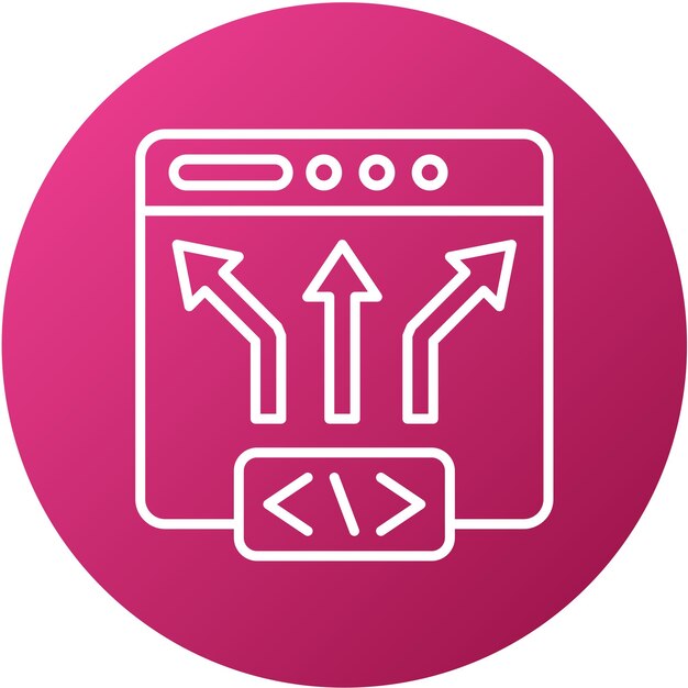 Vector Design Flexibility Icon Style