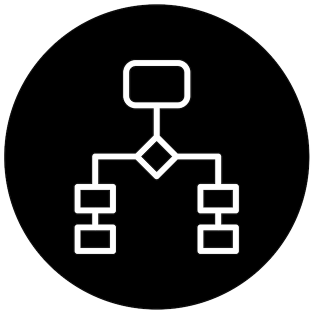 Vector Design Flowchart Icon Style