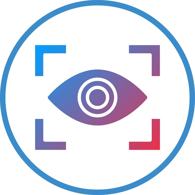 Vector Design Focus Icon Style