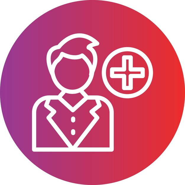 Vector Design Follow Icon Style