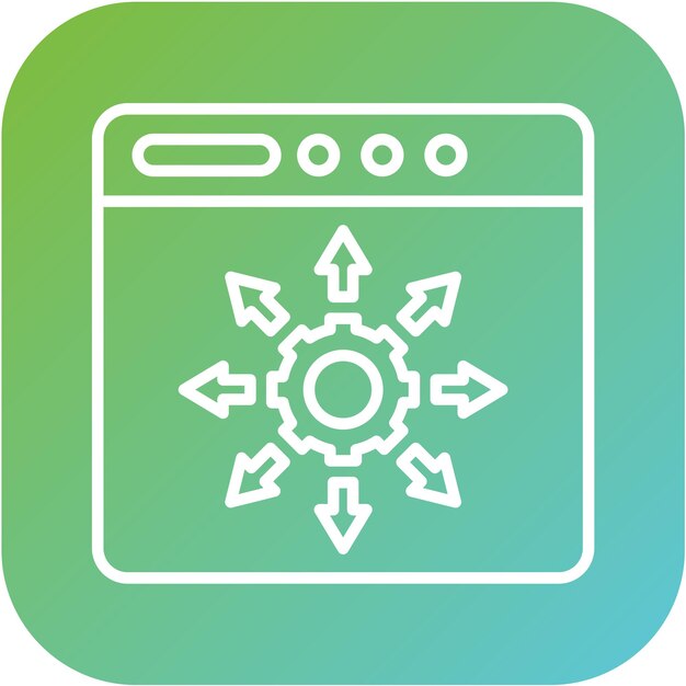 Vector Design Functionality Icon Style