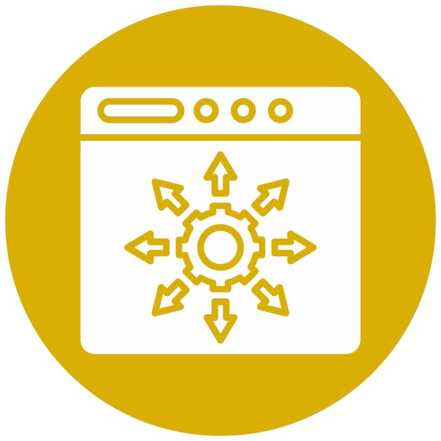 Vector Design Functionality Icon Style