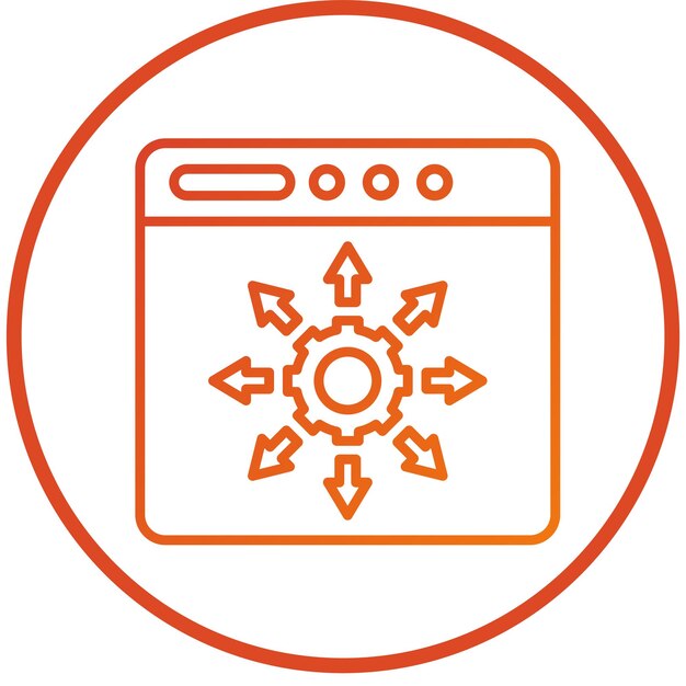 Vector Design Functionality Icon Style