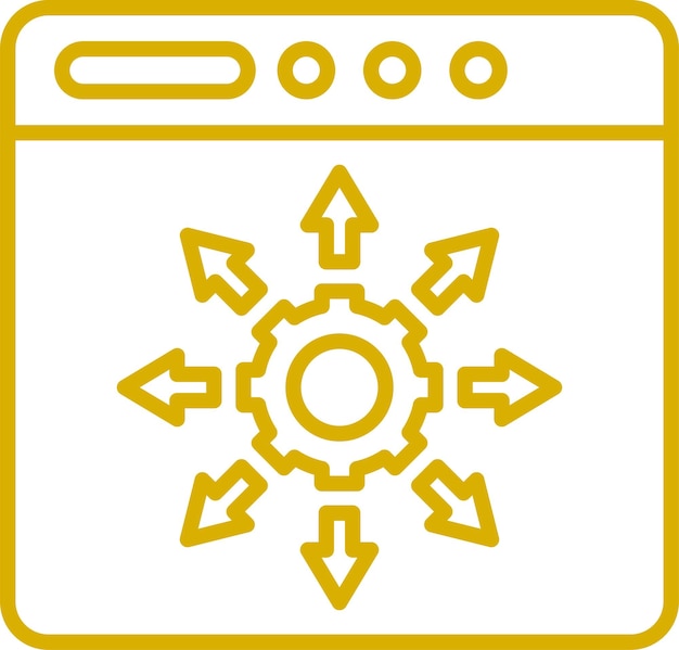 Vector Design Functionality Icon Style