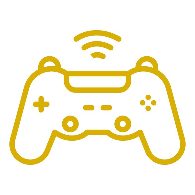 Vector Design Game Controller Icon Style