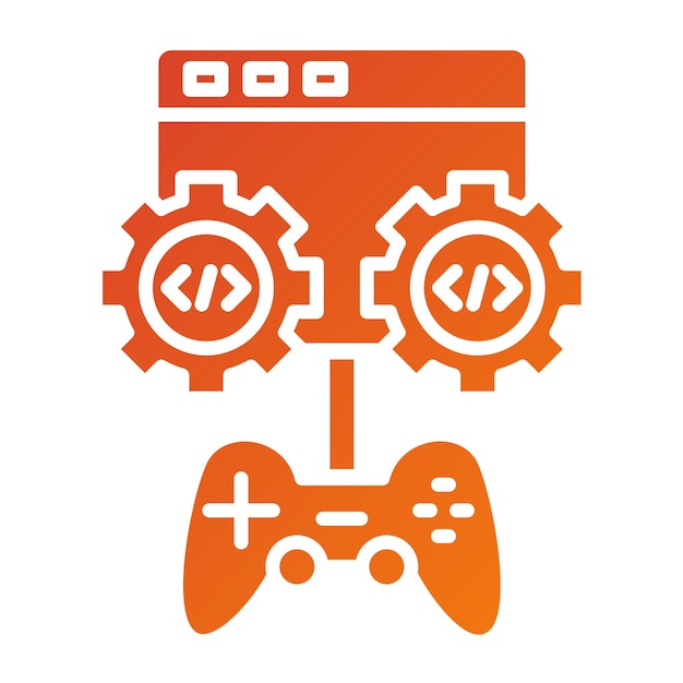vector design game engine icon style