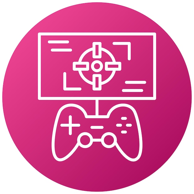 Vector Design Game Hud Icon Style