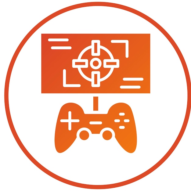 Vector Design Game Hud Icon Style
