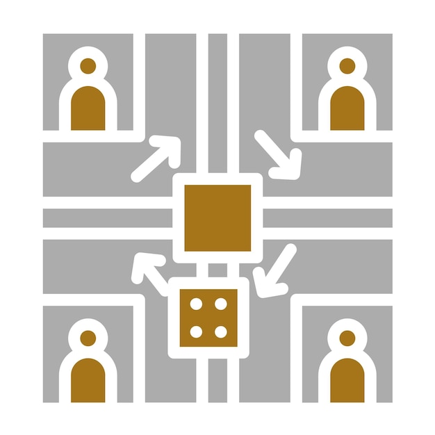 Vector Design Game Night Icon Style