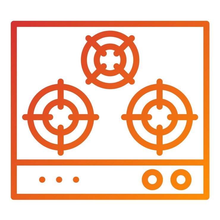 Vector vector design gas stove icon style