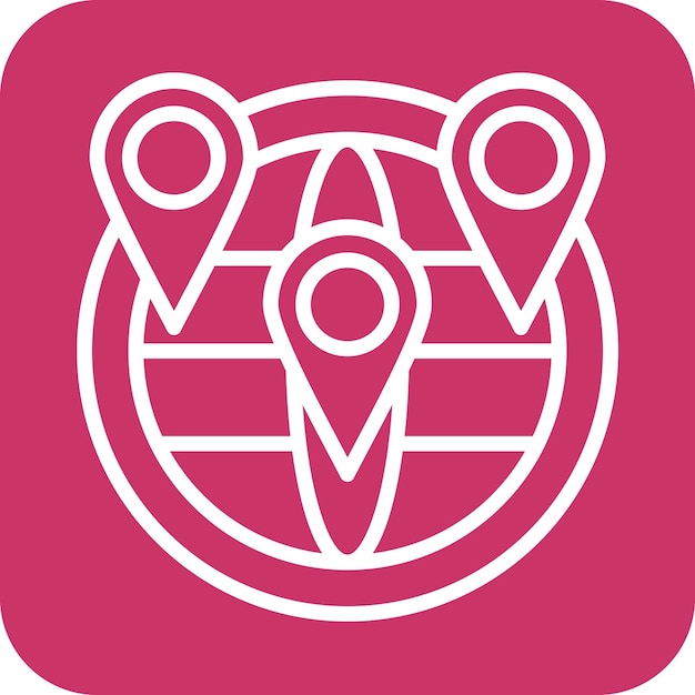 vector design geolocation icon style