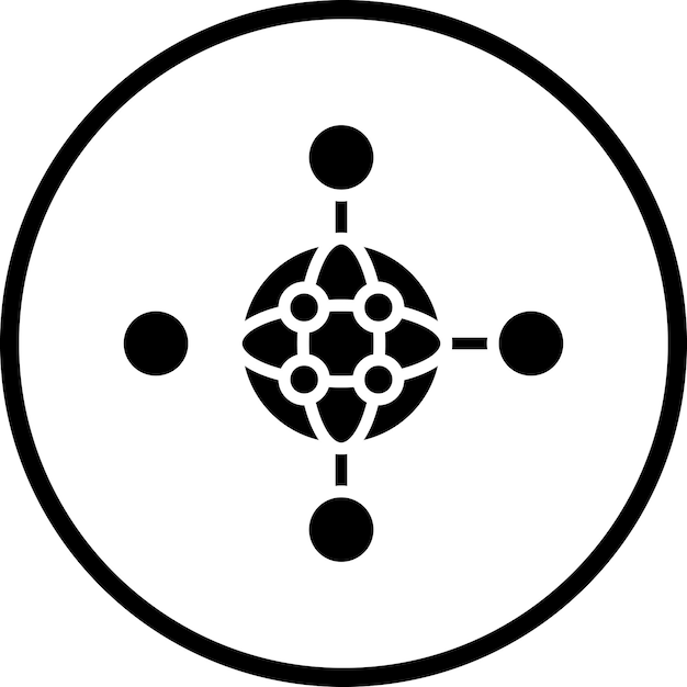 Vector Design Global Network Icon Style