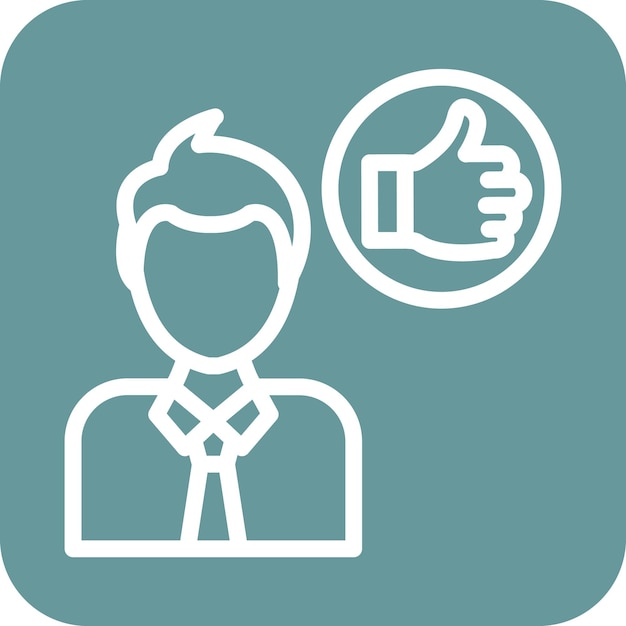 Vector Design Good Leader Icon Style