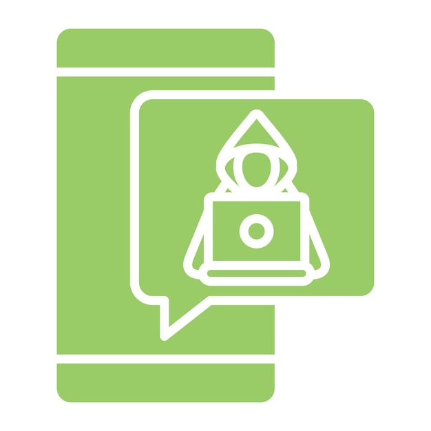 Vector Design Hacker Icon Style