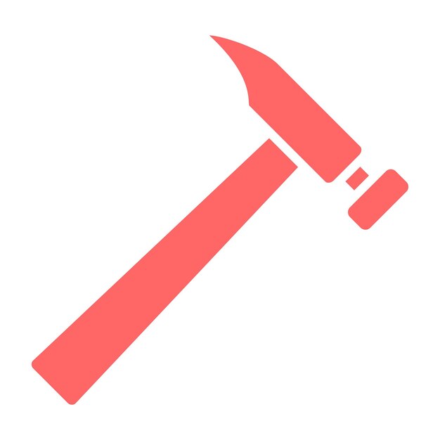 Vector Design Hammer Icon Style