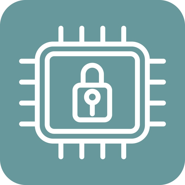 vector design hardware security icon style