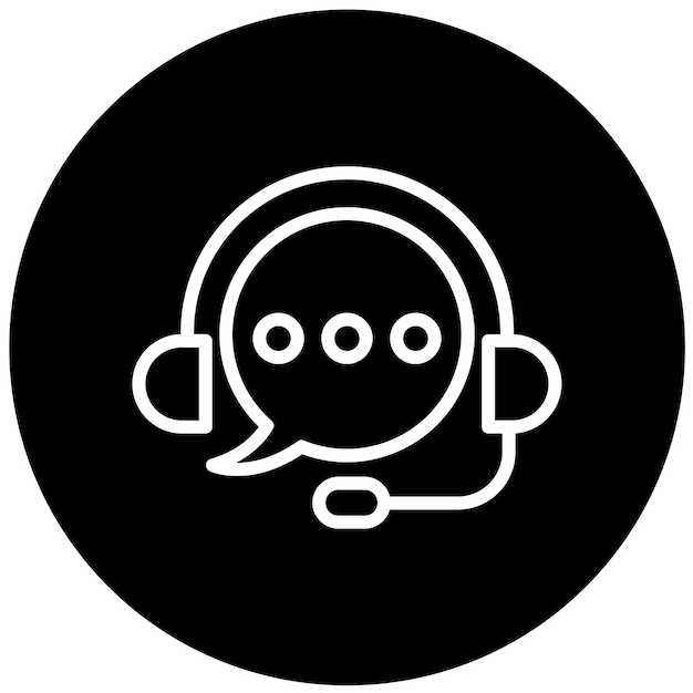 vector design helpline icon style