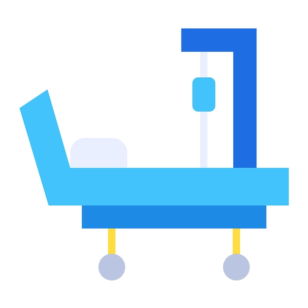 Vector Design Hospital Bed Icon Style