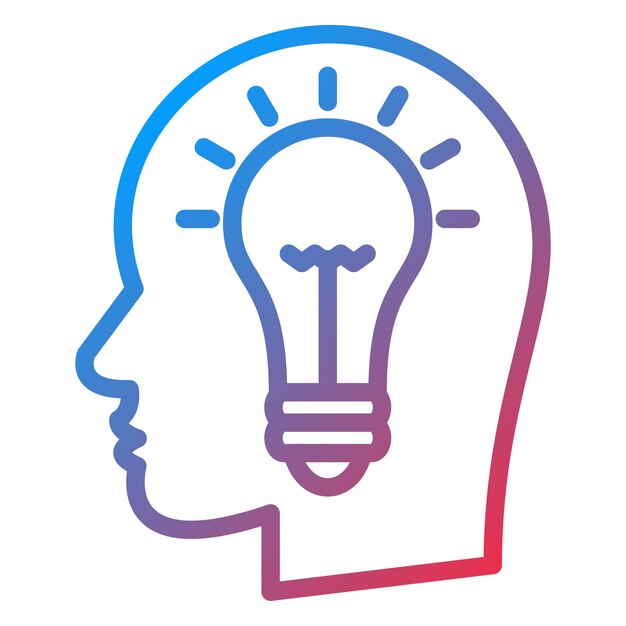 vector design idea icon style