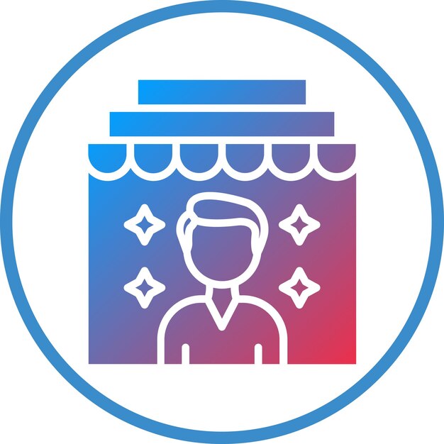 Vector Design In Store Demonstration Icon Style