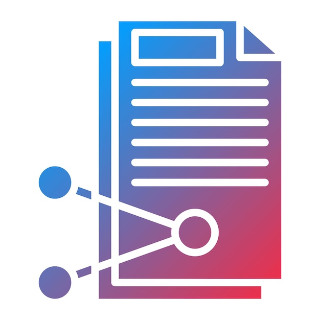 Vector Design Information Sharing Icon Style